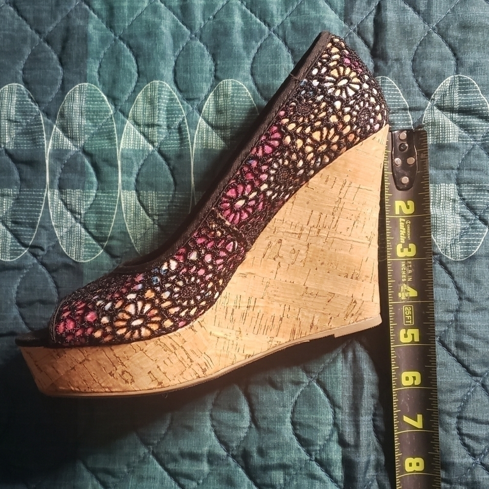 Y Not open toe platform shoes - Picture 5 of 7